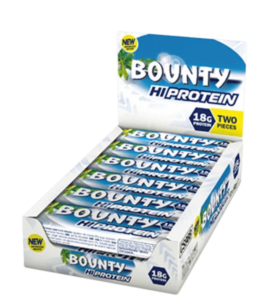 BOUNTY MARS BAR HIGH PROTEIN-BOX 12 UDS X 52 GR (624GR) 18 GR/BAR