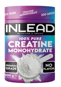 CREATINA MONOHIDRATO 100% MICRONIZADA 20O MESH PURE- 500 GR-INLEAD