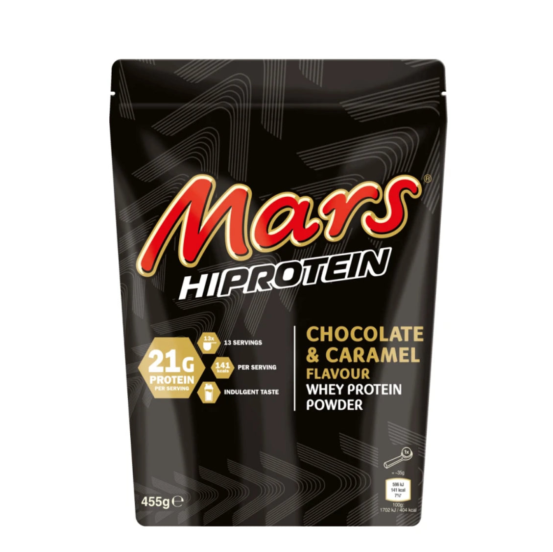 Mars Protein Whey 455 g – Chocolate y Caramelo