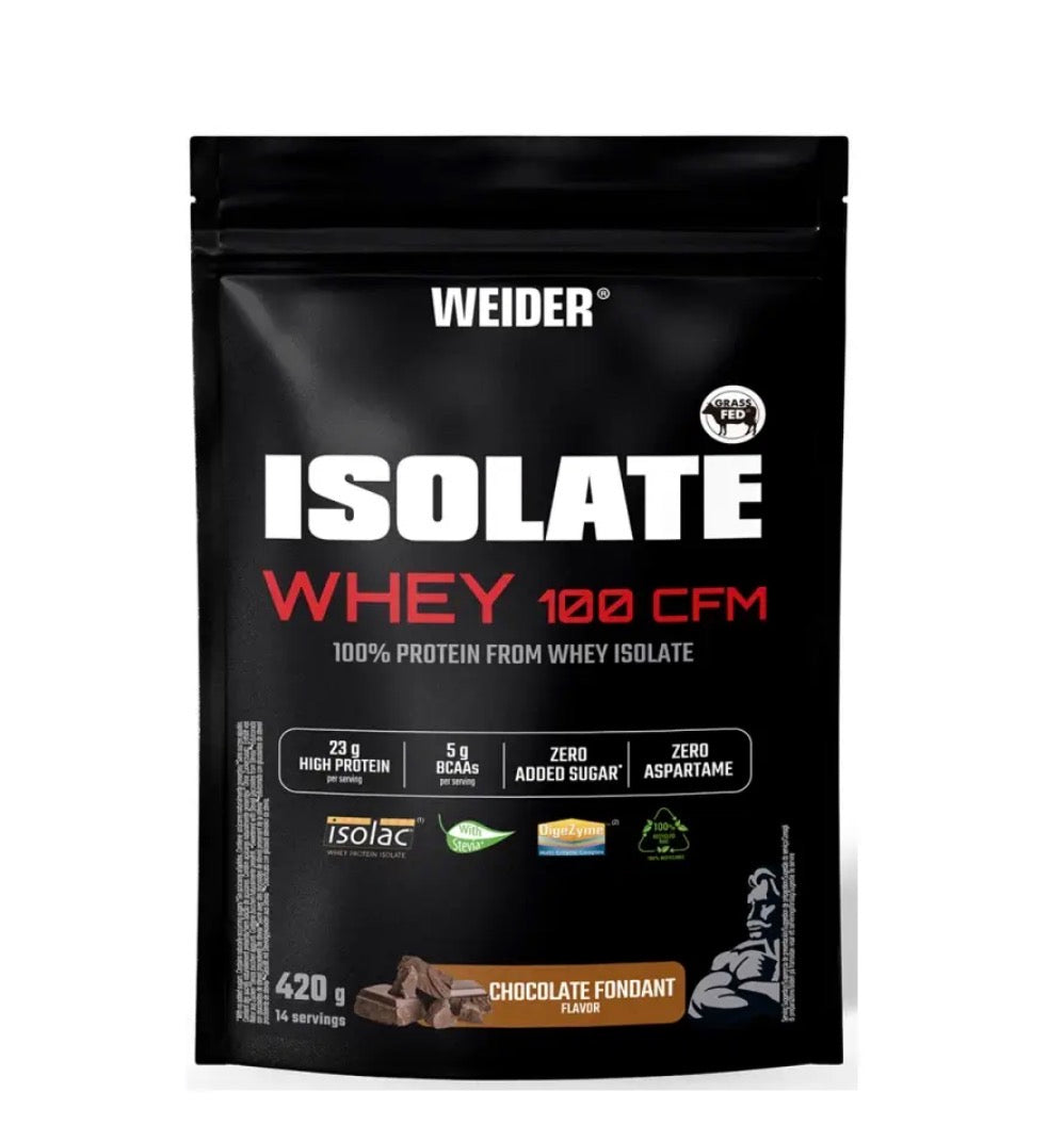 WEIDER PROTEÍNA ISOLADA WHEY 100CFM 420 G SABOR CHOCOLATE FONDANT