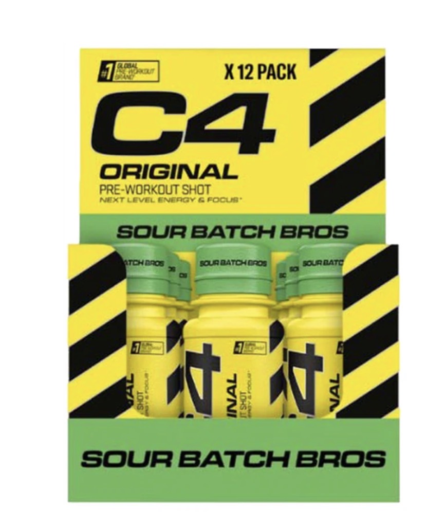 CELLUCOR C4 SHOT PREENTRENO SABOR SOUR BATCH BROS 60 ml